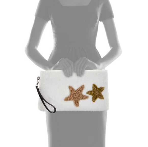 Neiman Marcus Furry Clutch - Picture 4 of 6